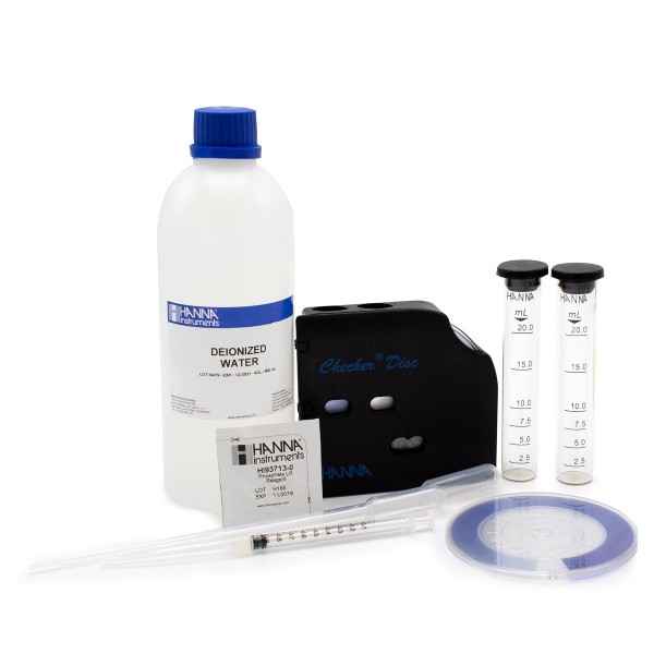 Test Kit Fosfato PO43- (0,00 a 1,00 - 0,0 a 5,0 - 0 a 50 mg/ L) 100 test