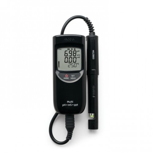 Multiparamétrico portátil (pH /CE /TDS /Temperatura) con calibración automática