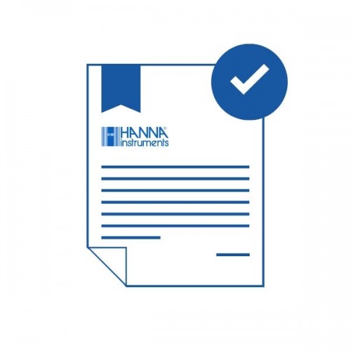 Certificado de calibración trazable a NIST/ENAC para multiparamétrico HI9829 (pH/Conductividad/Oxígeno Disuelto/Temp)