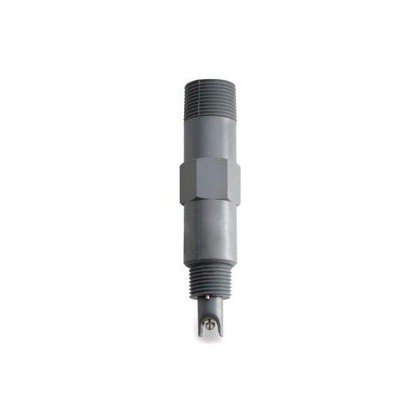 Electrodo pH para control en continuo, cuerpo plástico (124mm), unión PTFE, 6 bar,conector BNC