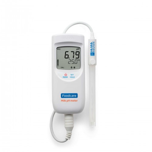 pHmetro portátil pH/Temp impermeable para alimentos líquidos