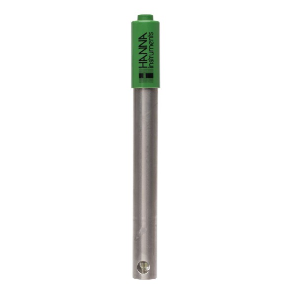 Electrodo pH/ORP/Temp cuerpo titanio, unión de tela microporosa, electrolito gel, conector QDIN, 1m cable