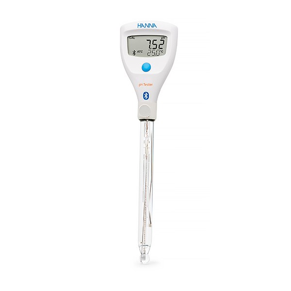 HALO2 tester de pH Smart para usos generales de laboratorio, rellenable, con cuerpo de vidrio