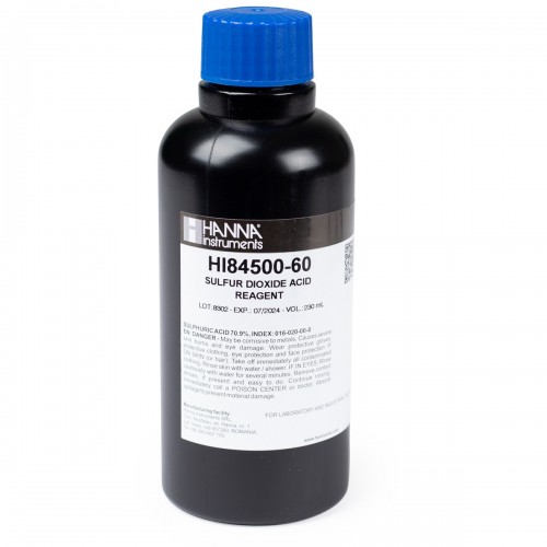 Reactivo ácido para valorador HI84500, 230 ml