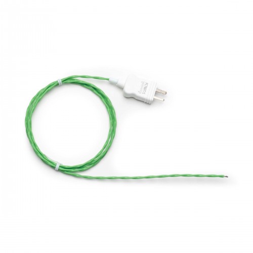 Sonda termopar tipo K con cable de PTFE de 3 m, cable expuesto